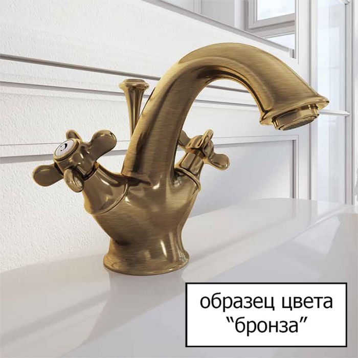 Смеситель Webert Ottocento OT750101065 бронза для раковины