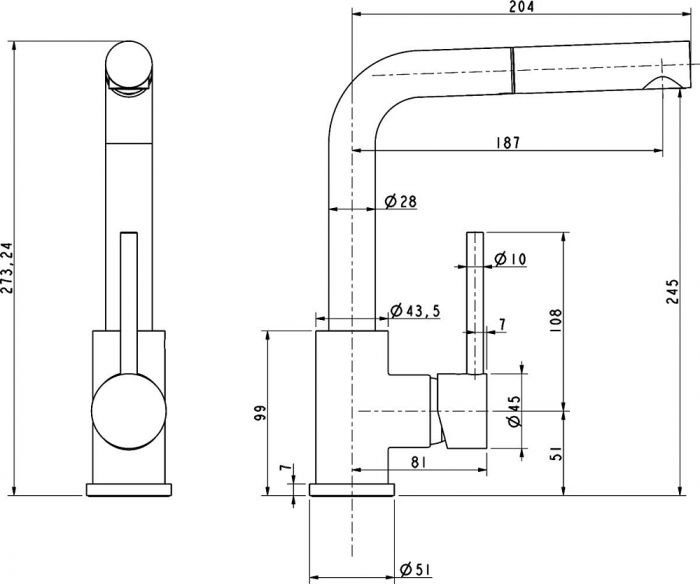 Комплект кухонная мойка Paulmark Flugen PM217850-DG графит + смеситель Paulmark Kassel Ka214311-418