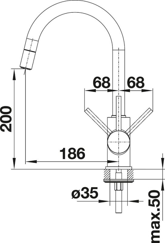 Кухонная мойка Granula ES-6202 6202, Графит серый