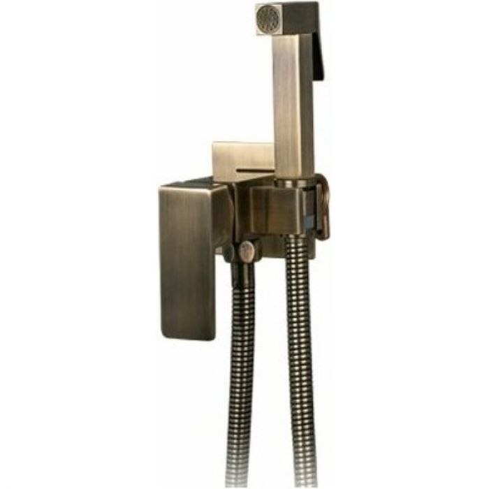 Смеситель с гигиеническим душем Haiba HB5512-4 бронза