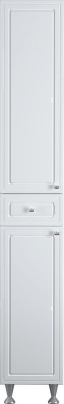Шкаф-пенал Damixa RedBlu Palace One 30 M41CSR0303WG с бельевой корзиной, белый