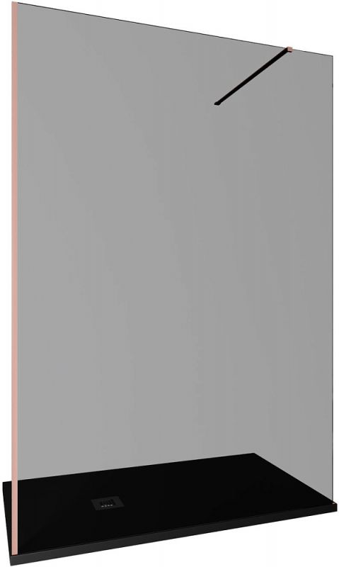 Душевая перегородка Allen Brau Infinity 1 140 3.21030.60.T медь браш