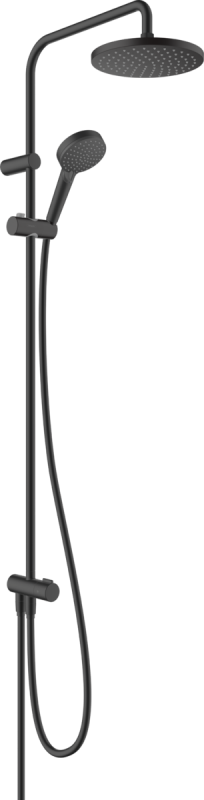Душевая стойка Hansgrohe Vernis Blend Showerpipe 200 1jet Reno 26272670, матовый чёрный