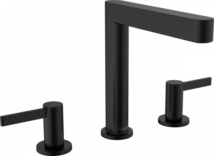 Смеситель для раковины Hansgrohe Finoris 76034670, матовый чёрный