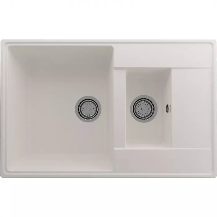 Кухонная мойка Ulgran Quartz Prima Prima 780 1,5 K-01 белый