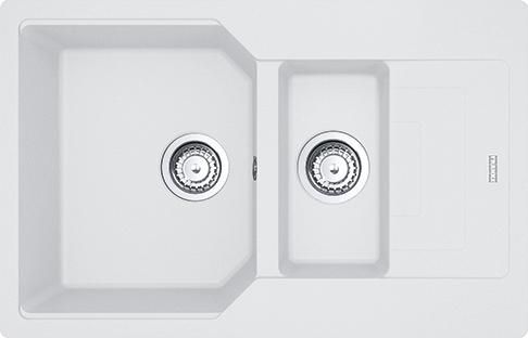 Кухонная мойка 78 см Franke Urban UBG 651-78 3,5" 114.0595.470, белый