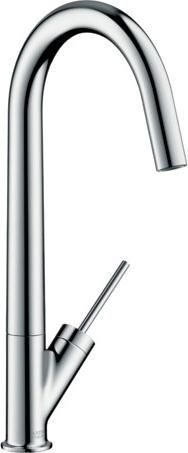 Смеситель для кухни Axor Starck 10822000, хром