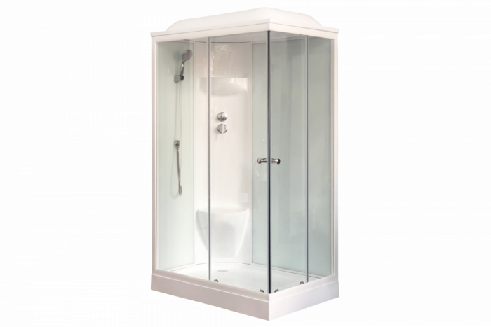 Душевая кабина 120х80 см Royal Bath HP RB8120HP6-WT-L стекло прозрачное