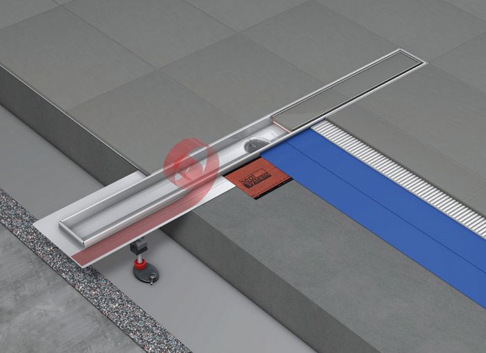 Душевой лоток Tece TECEdrainline 150 см под плитку с сифоном