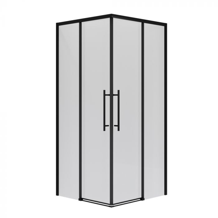 Душевое ограждение Niagara Nova NG-6828-34BLACK стекло прозрачное, профиль черный