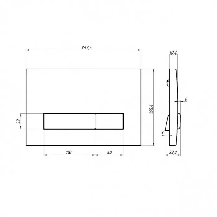 Комплект Berges: инсталляция Berges Аtom Line 043345, с унитазом Floe S Rimless белым, сиденье дюропласт с микролифтом быстросъемное Floe S Slim SO белое, клавиша черная Soft Touch