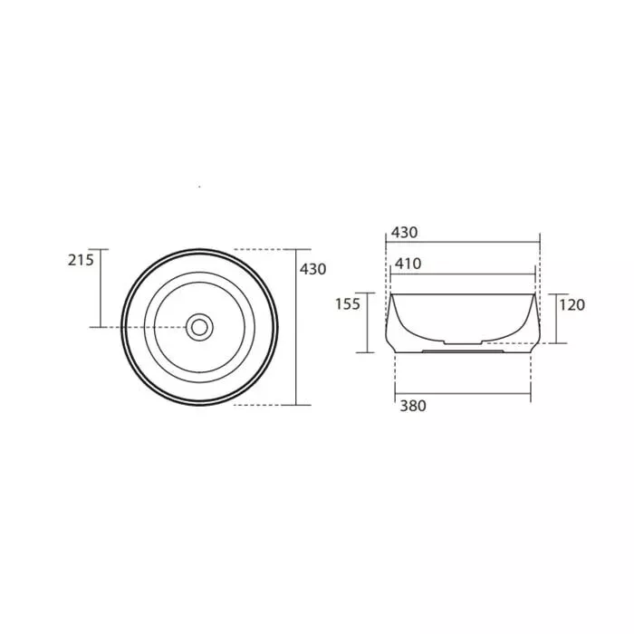 Раковина накладная Kerasan F10 460411 зеленый