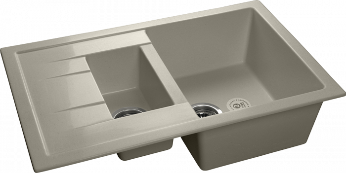Кухонная мойка GranFest QUADRO GF-Q-775KL топаз