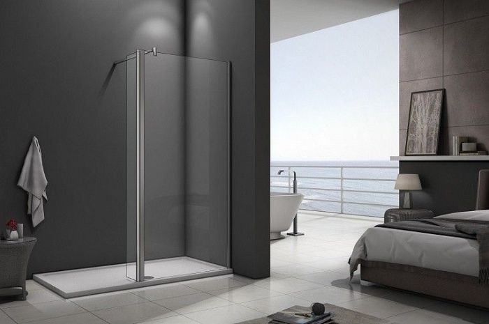 Душевая перегородка 80 см Good Door Walk In SP2-80-C-CH ВИ00024 стекло прозрачное