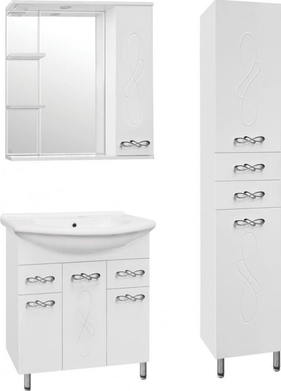 Тумба с раковиной Style Line Венеция 75 белая