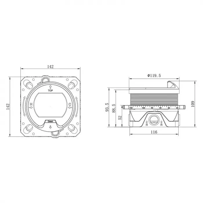Душевая система Vincea Inspire VSFW-3I22MT3RGM серый