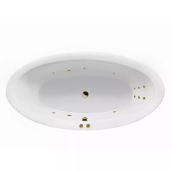 Акриловая ванна Excellent Lumina 190х95 WAEX.LUM19.LINE.BR бронза, белый