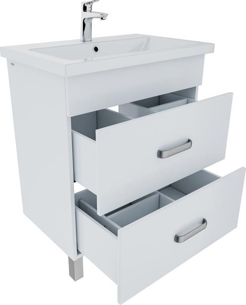 Тумба с раковиной Iddis New Custo 70 NCU70W0i95K, белый
