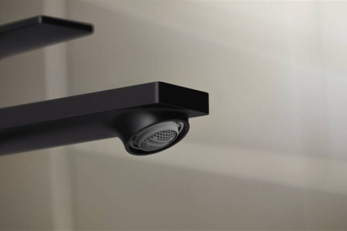Смеситель для раковины Hansgrohe Rebris E 72560670, черный матовый