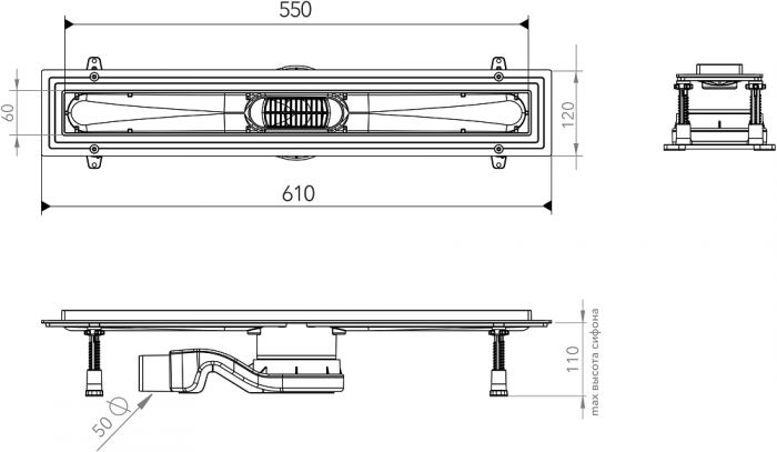 Раковина Aquanet Нота NEW 75 00204118 белый