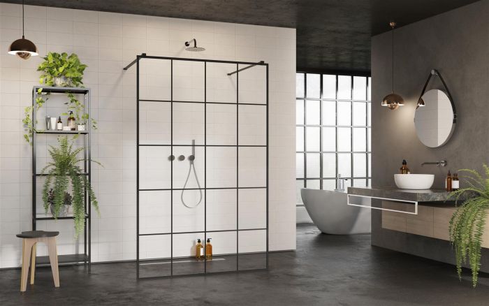 Душевая перегородка 120 см Radaway Modo New Black I Factory 120 388124-54-57 стекло factory