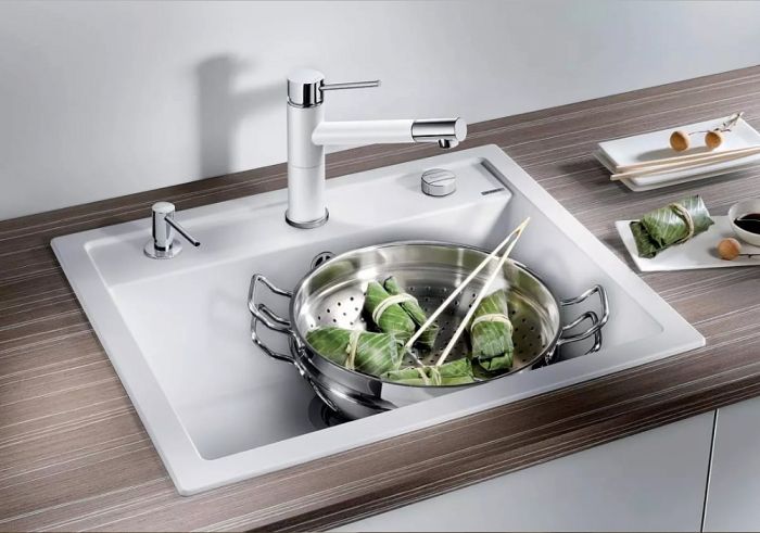 Кухонная мойка Blanco Dalago 6 517320 серый бежевый