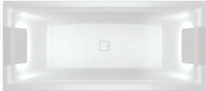 Акриловая ванна Riho Still Square 170x75 LED B100035005, заполнение через перелив