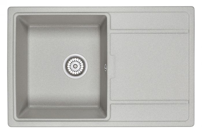 Мойка кухонная Granula 7804, БАЗАЛЬТ серый