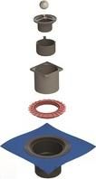 Душевой трап Berges Wasserhaus Zentrum Norma 091363 15х15 Хром глянец
