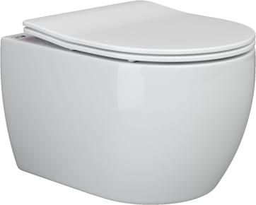 Комплект инсталляция с подвесным унитазом Ceramica Nova Play CN3001_1001W_1000 с сиденьем микролифт и белой клавишей смыва