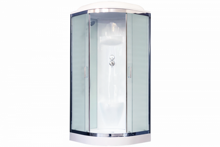 Душевая кабина 90х90 см Royal Bath НК RB90HK6-WC-CH стекло матовое