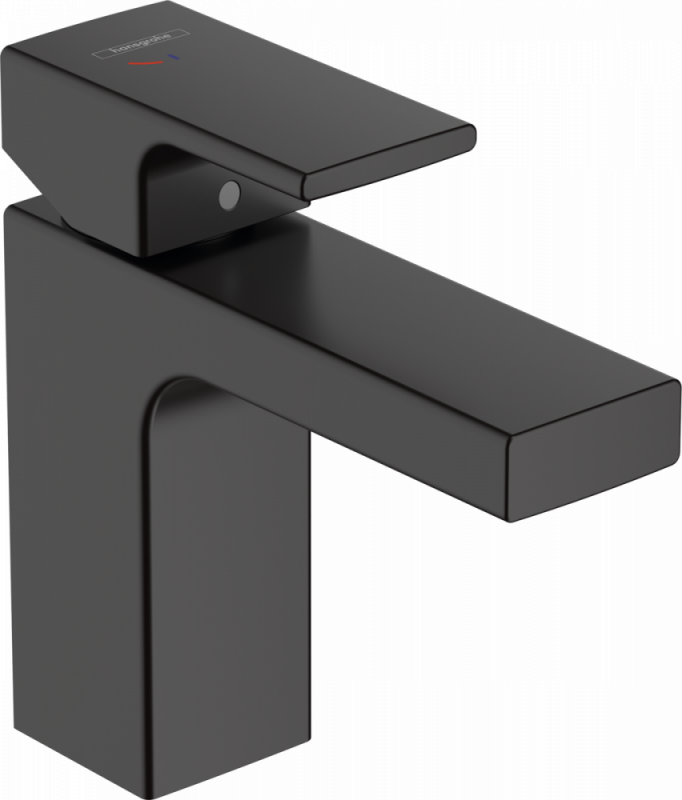 Смеситель для раковины Hansgrohe Vernis Shape 71594670, матовый чёрный
