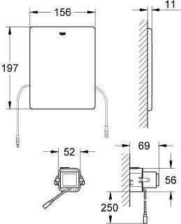 Кнопка смыва Grohe 38759SD0