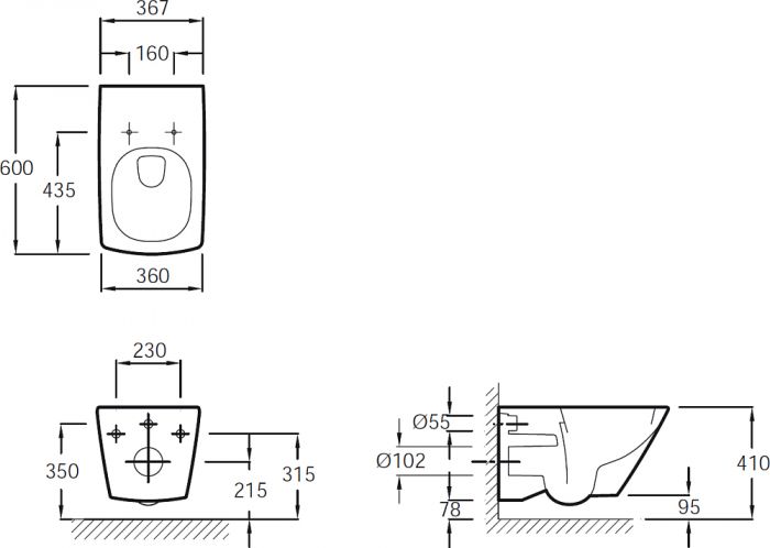 Комплект Jacob Delafon Escale E5504-NF-M12