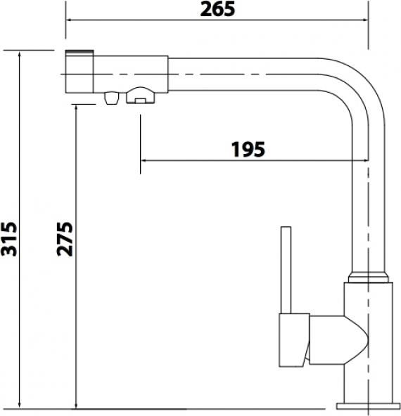 Зеркало Defesto Opti DF 2806SH белый