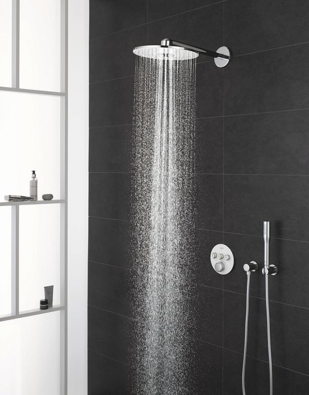 Верхний душ Grohe Rainshower SmartActive 26475LS0 белая луна