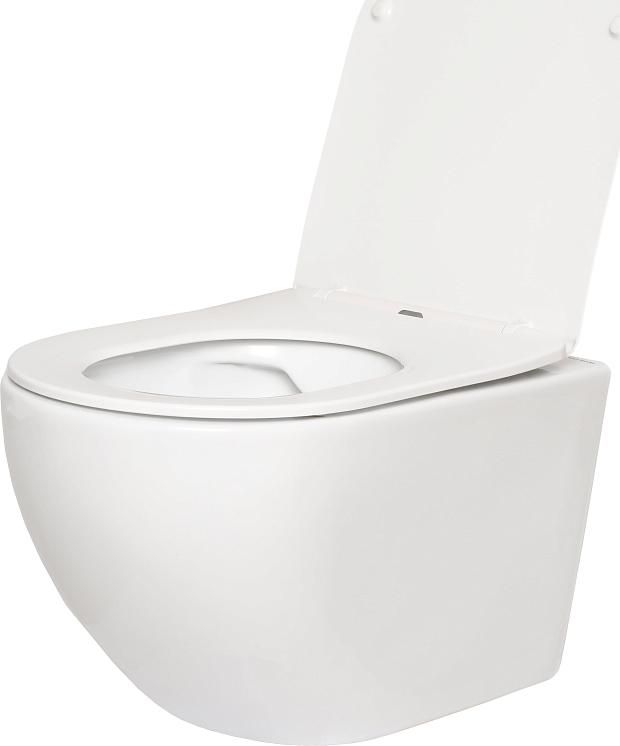 Комплект унитаз San More Fiaba с сиденьем микролифт + инсталляция Aquatek Easy Fix 50 INS-0000010