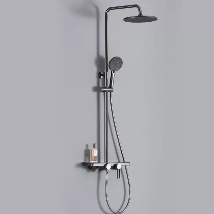 Душевая система Royal Bath Accord, RB83123Q, цвет gunmetal графит