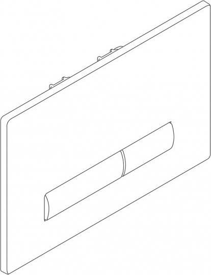 Кнопка смыва BelBagno Genova BB019-GV-CHROME хром