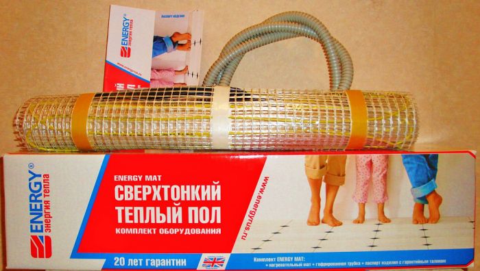 Тёплый пол Energy Mat 340-560
