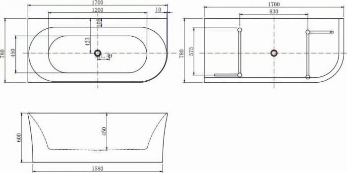 Душевая система WasserKRAFT серия A A113.067.058.CH Thermo хром