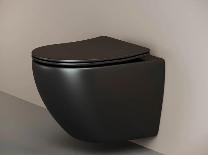 Комплект инсталляция с подвесным унитазом Ceramica Nova Metropol CN4002MB_1001B_1000 с сиденьем микролифт и черной клавишей смыва