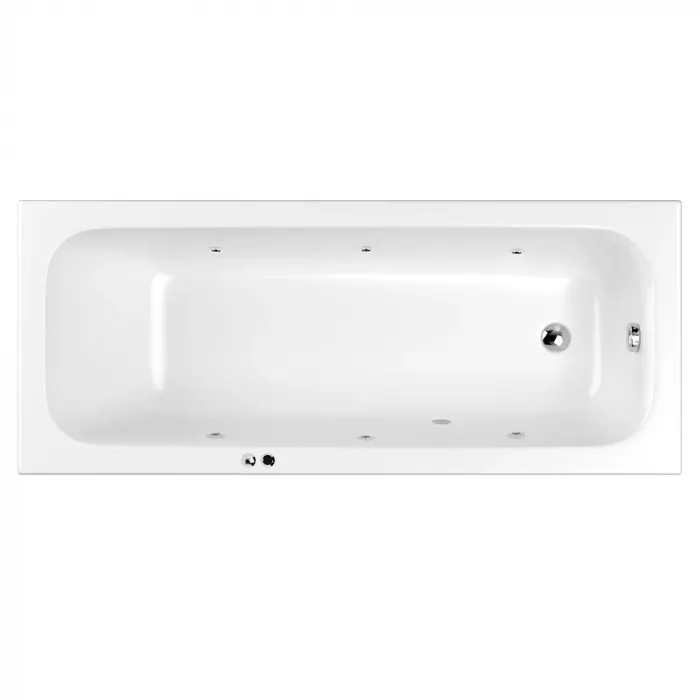 Акриловая ванна Whitecross Vibe 180х75 0105.180075.100.SOFT.CR хром, белый