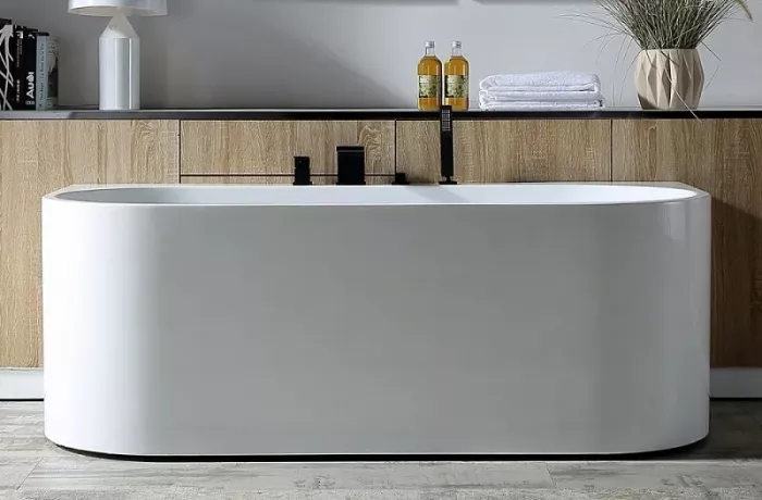 Акриловая ванна Abber 170х78 AB9310 белый
