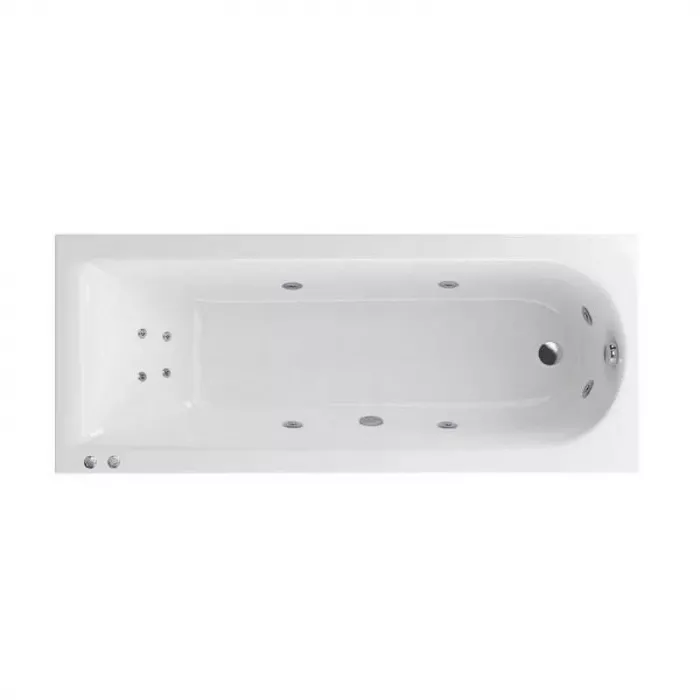 Акриловая ванна Excellent AURUM 150х70 WAEX.AUR15.HYDRO+.CR хром, белый