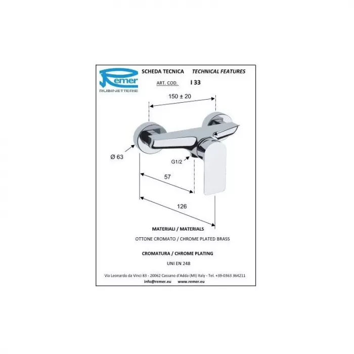 Раковина Simas Vignoni VI10bi*1 60x46 см