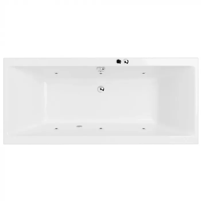 Акриловая ванна Excellent Pryzmat 200х90 WAEX.PRY20.SOFT.CR хром, белый