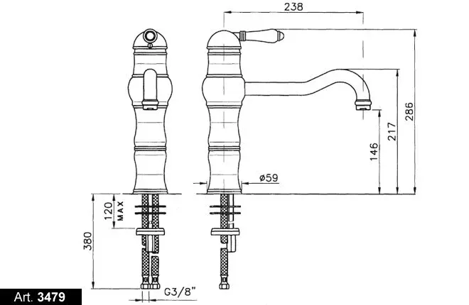 Смеситель для ванны с душем AM.PM X-Joy F85A10033, белый