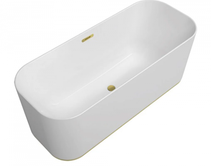 Акриловая ванна Villeroy & Boch Finion 170х70 UBQ177FIN7A300V101 золото, белый