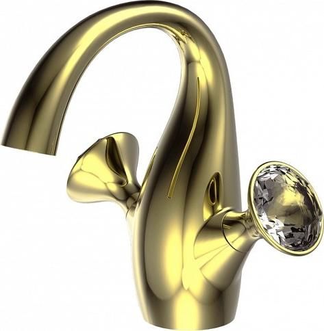 Смеситель для раковины Bravat Swan F14287G-ENG, золото